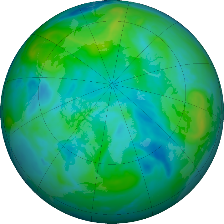 Arctic ozone map for 19 September 2022